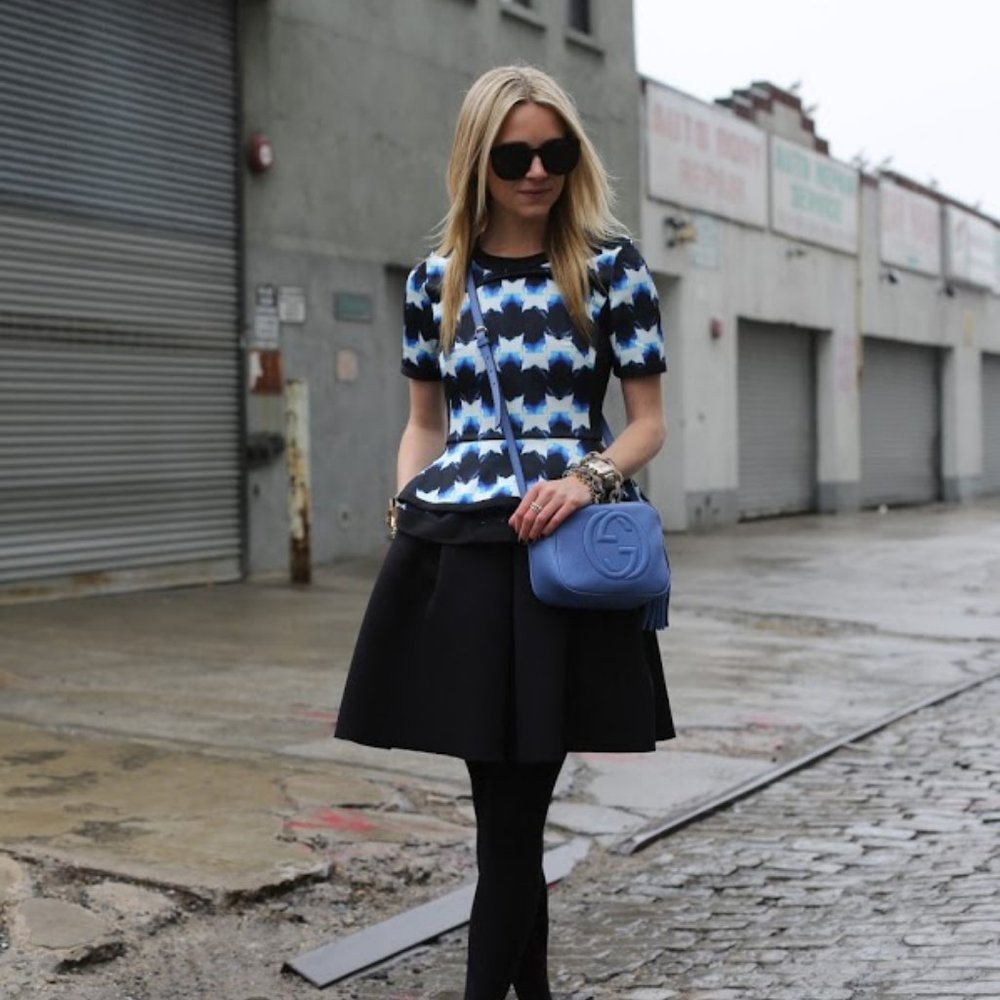 H&M peplum print top. Blogger fave. 4